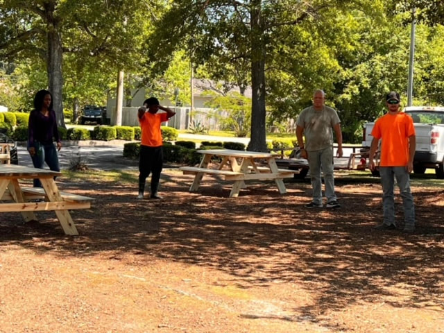 Storybook park, construction work